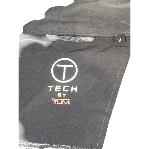 Tech by Tumi Size M Blue Full Zip Soft Shell Windbreaker Jacket - Picture 7 of 8